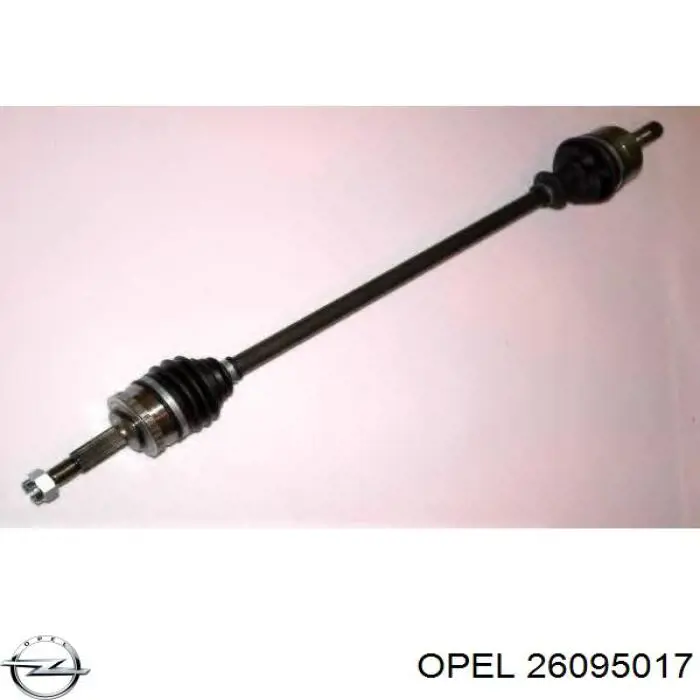 Semieje delantero derecho 374443 Opel
