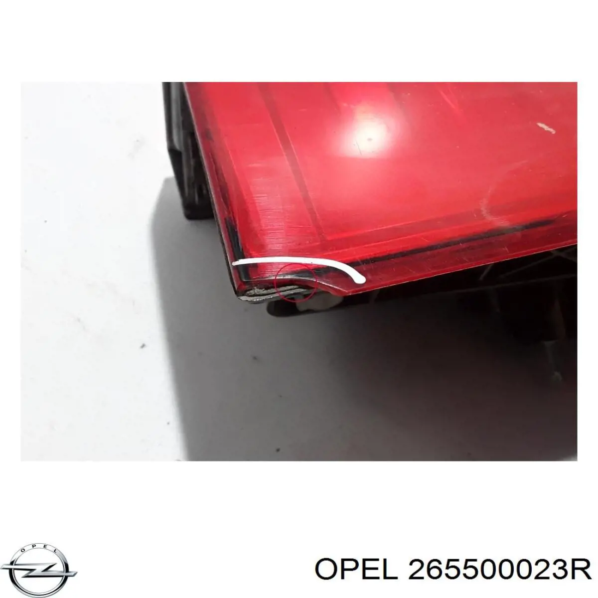 265500023R Opel piloto posterior derecho