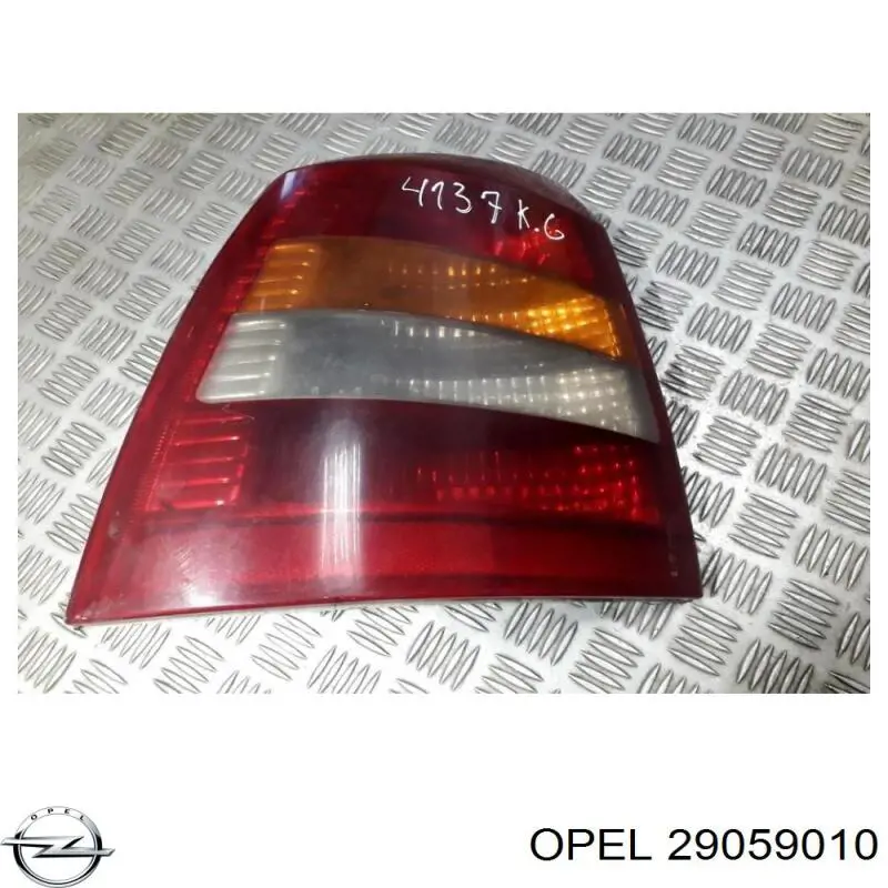 29059010 Opel tablero de luces traseras de contacto