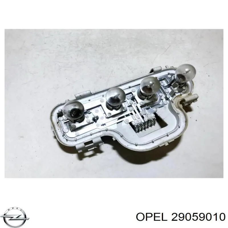 29059010 Opel Placa de contacto de luz trasera