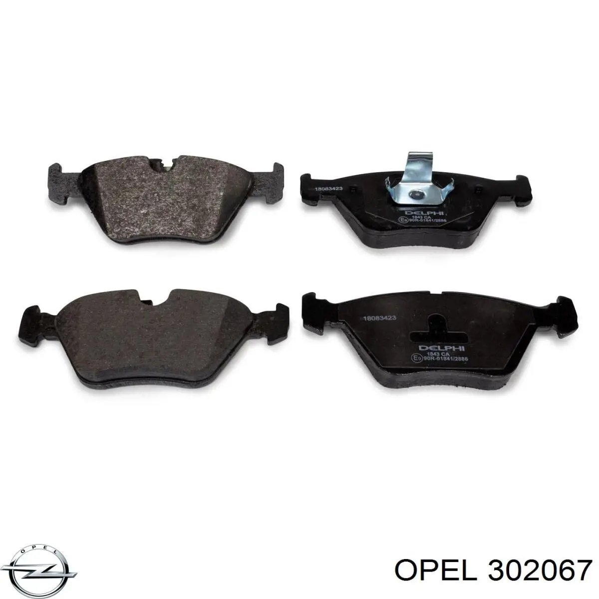 302067 Opel Buje silencioso del subchasis delantero