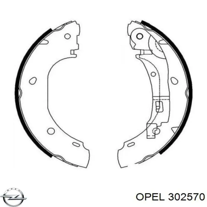 302570 Opel bloqueo silencioso (almohada De La Viga Delantera (Bastidor Auxiliar))