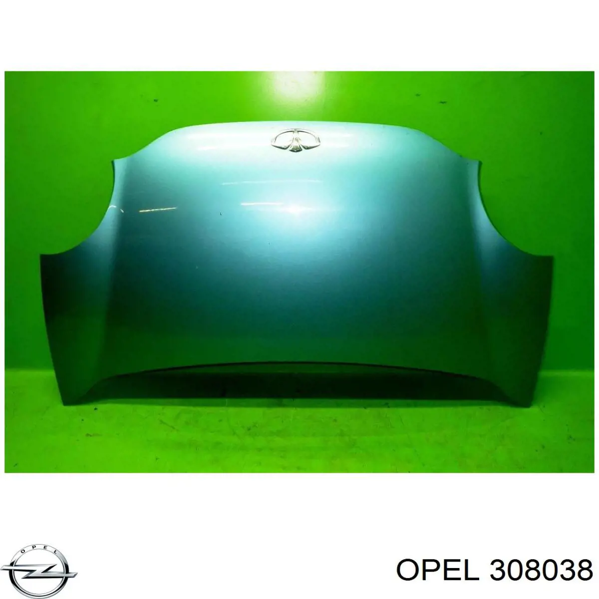 Mangueta delantera izquierda 9156140 Opel
