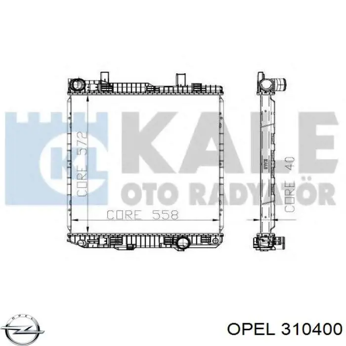 310400 Opel silentblock de brazo de suspensión delantero superior