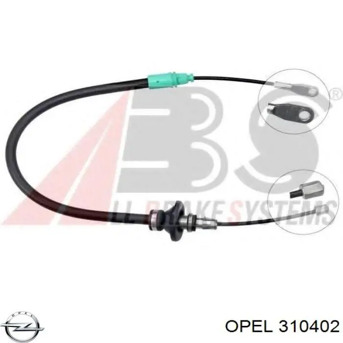 310402 Opel silentblock de suspensión delantero inferior