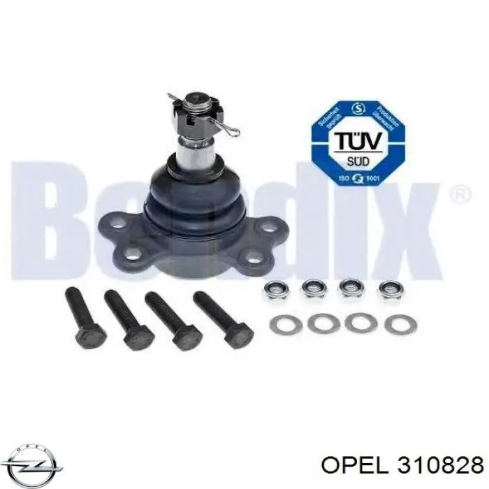 310828 Opel rótula de suspensión