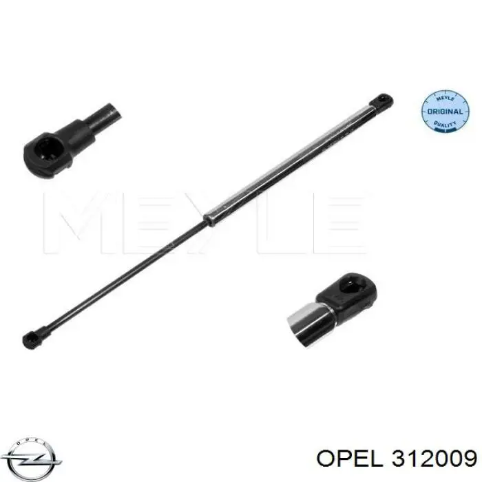 312009 Opel muelle de suspensión eje delantero