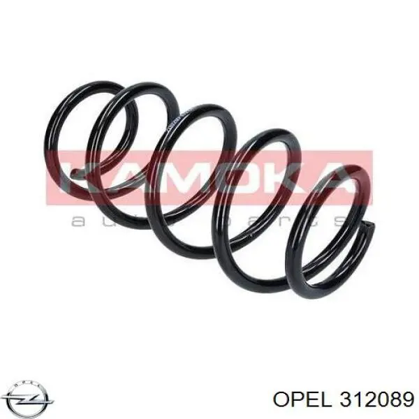 312089 Opel muelle de suspensión eje delantero