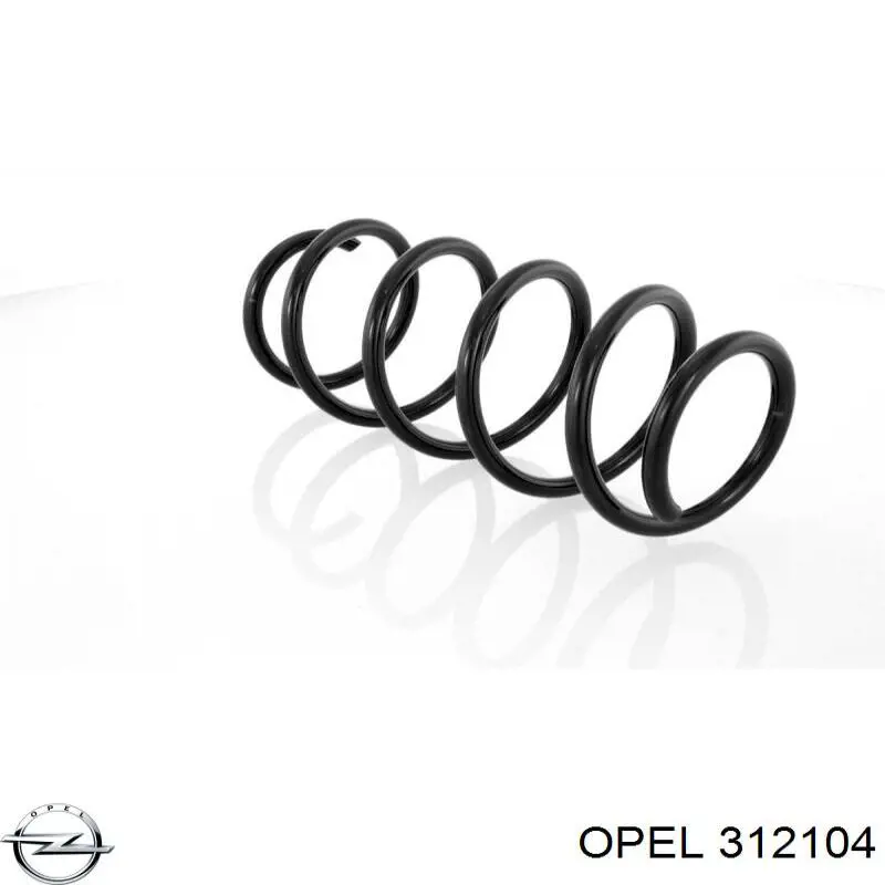 312104 Opel muelle de suspensión eje delantero