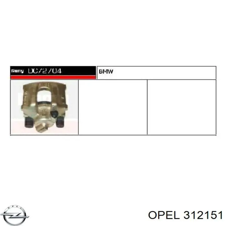 312151 Opel muelle de suspensión eje delantero