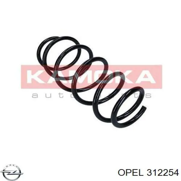 312254 Opel muelle de suspensión eje delantero