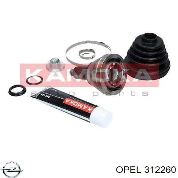 312260 Opel muelle de suspensión eje delantero