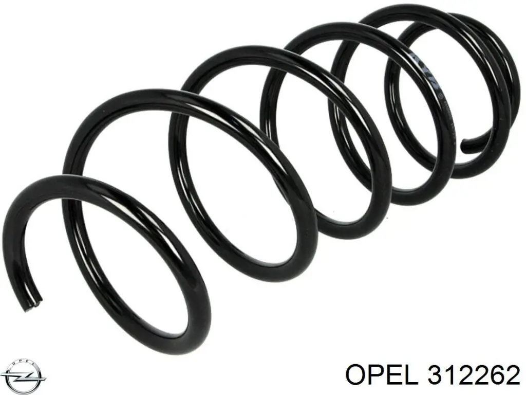 312262 Opel muelle de suspensión eje delantero