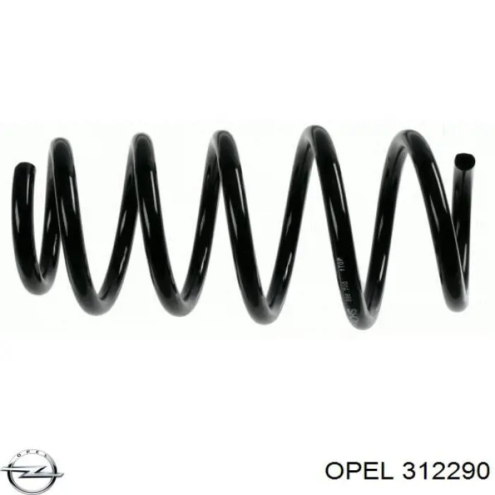 312290 Opel muelle de suspensión eje delantero