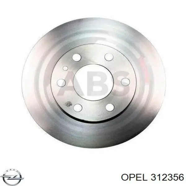 312356 Opel muelle de suspensión eje delantero