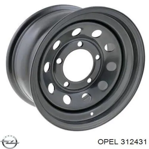 312431 Opel muelle de suspensión eje delantero