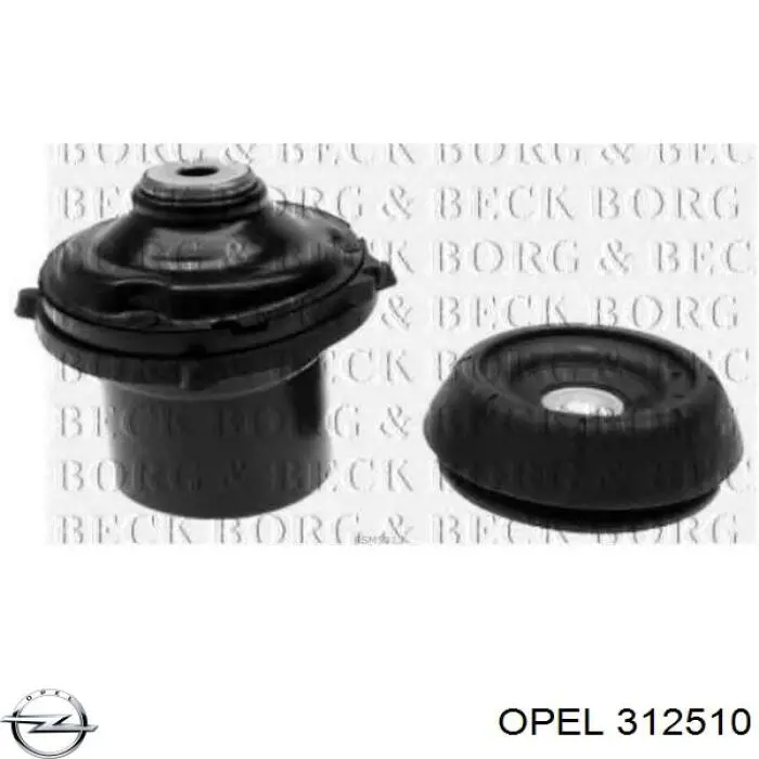 Soporte del amortiguador delantero Opel 312510