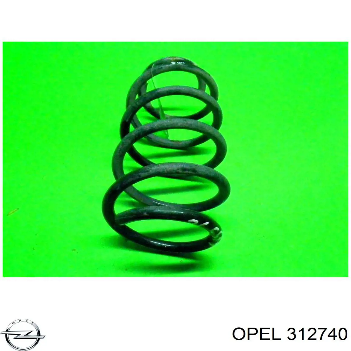 312740 Opel muelle de suspensión eje delantero