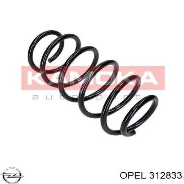 312833 Opel muelle de suspensión eje delantero