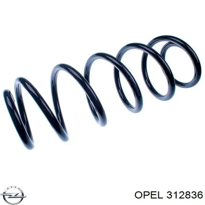  312836 Opel muelle de suspensión eje delantero