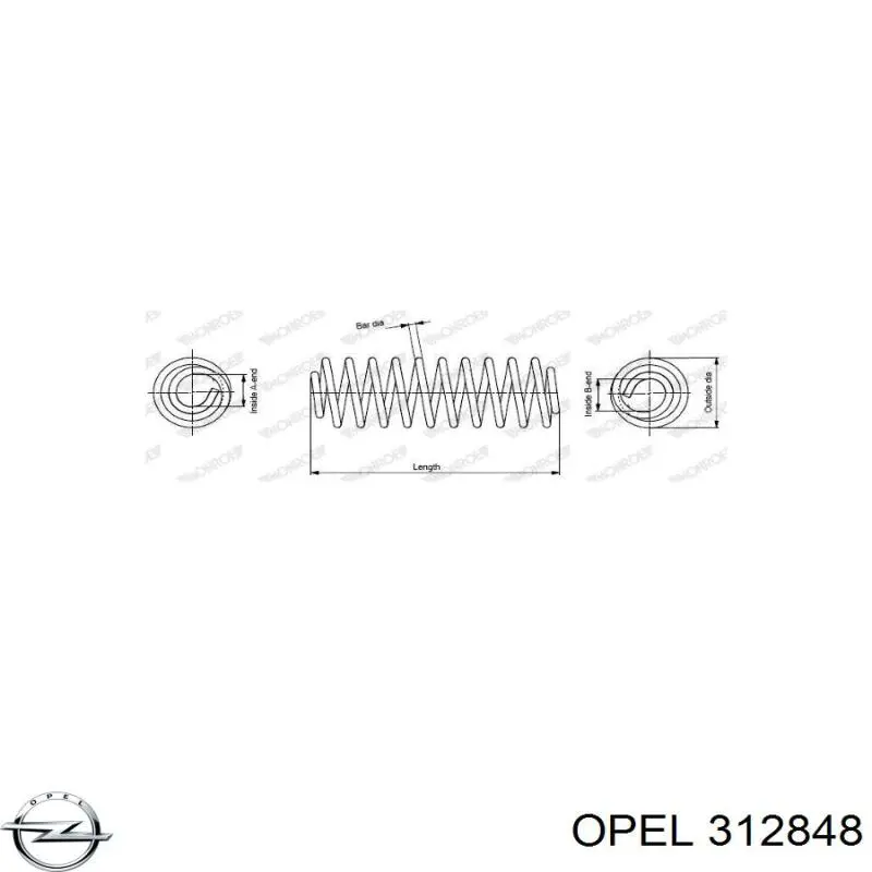 Comprar 312848 Opel Muelle delantero