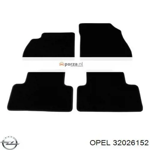 Comprar 32026152 Opel Juego de alfombrillas 