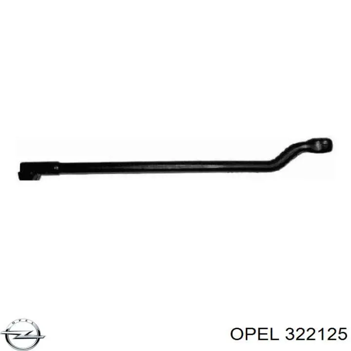 322125 Opel barra de acoplamiento derecha