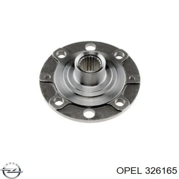326165 Opel cubo de rueda delantero