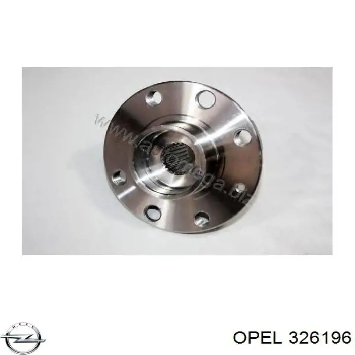 326196 Opel cubo de rueda delantero