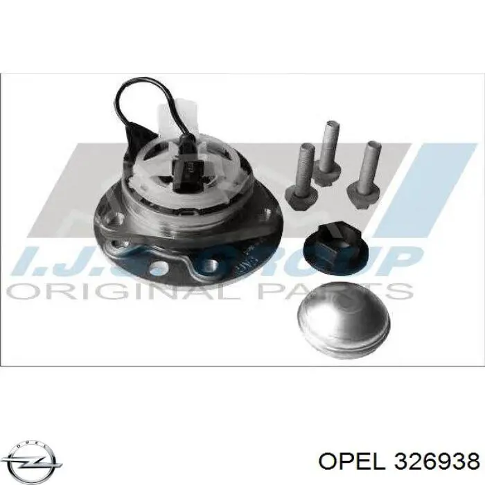 Tuerca del cubo de la rueda delantera Opel 326938 precio, desde 10,57 EUR