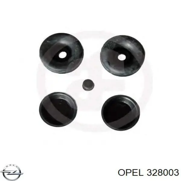 328003 Opel cubo de rueda trasero