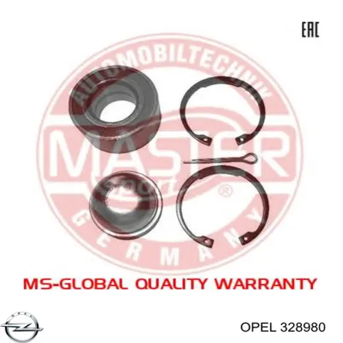Comprar 328980 Opel Cojinete de rueda delantero