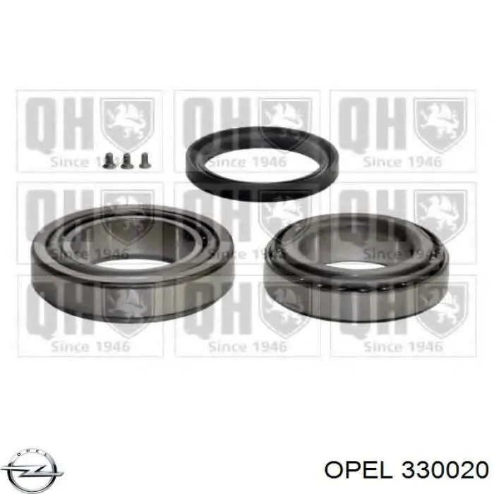 330020 Opel cojinete interno del cubo de la rueda delantera