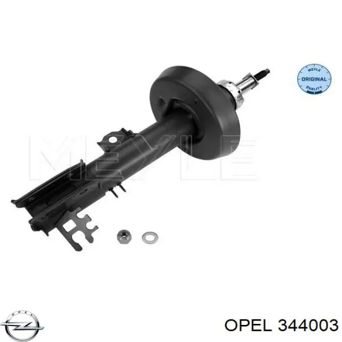 344003 Opel amortiguador delantero derecho