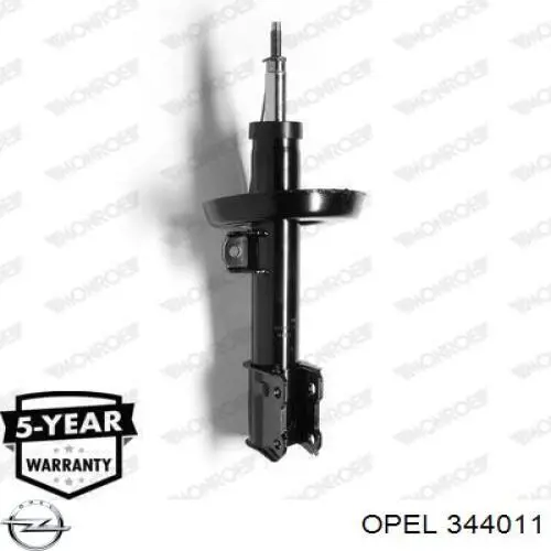 344011 Opel amortiguador delantero derecho