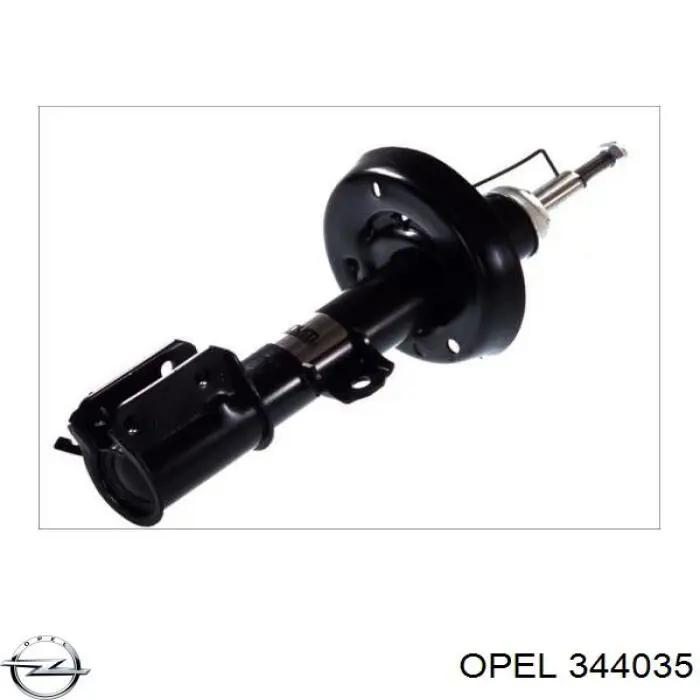 344035 Opel amortiguador delantero izquierdo