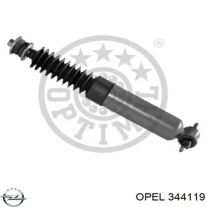 344119 Opel amortiguador delantero izquierdo