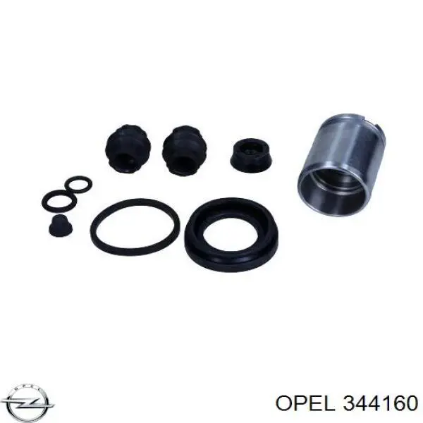 Amortiguador delantero derecho 344160 Opel