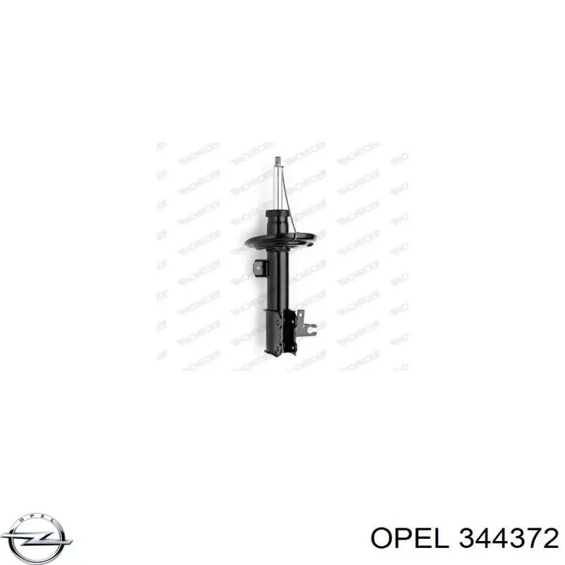 344372 Opel amortiguador delantero derecho