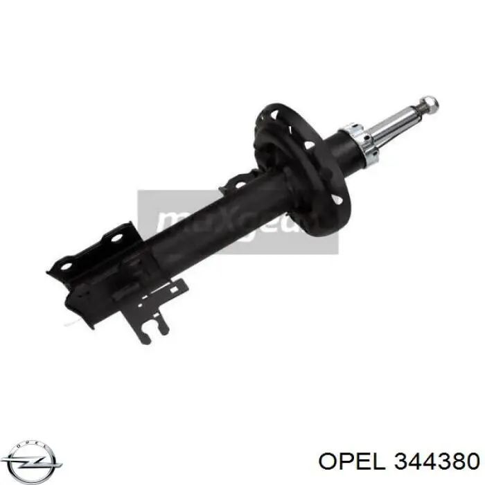 344380 Opel amortiguador delantero izquierdo