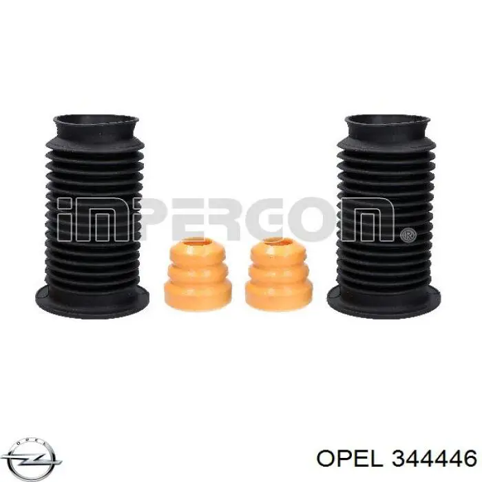 344446 Opel caperuza protectora/fuelle, amortiguador delantero