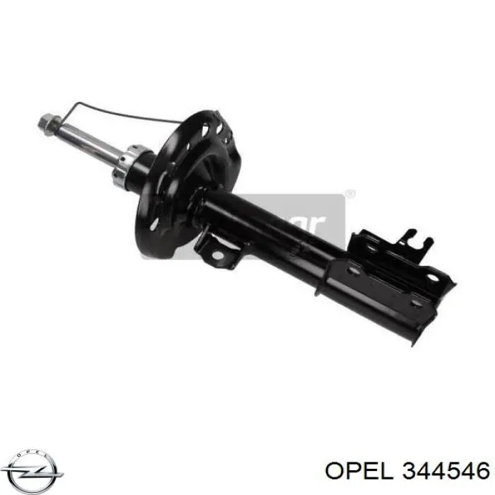 344546 Opel amortiguador delantero derecho