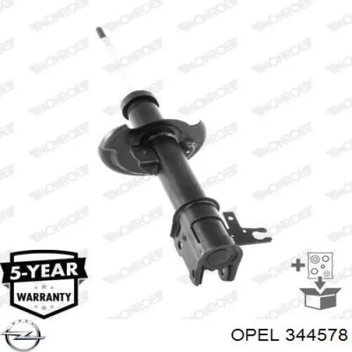 344578 Opel amortiguador delantero izquierdo