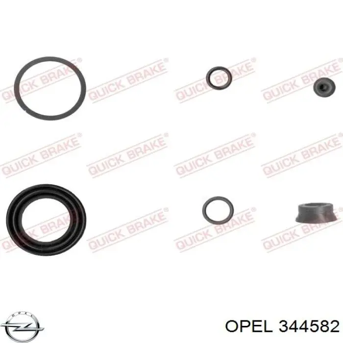 344582 Opel soporte amortiguador delantero