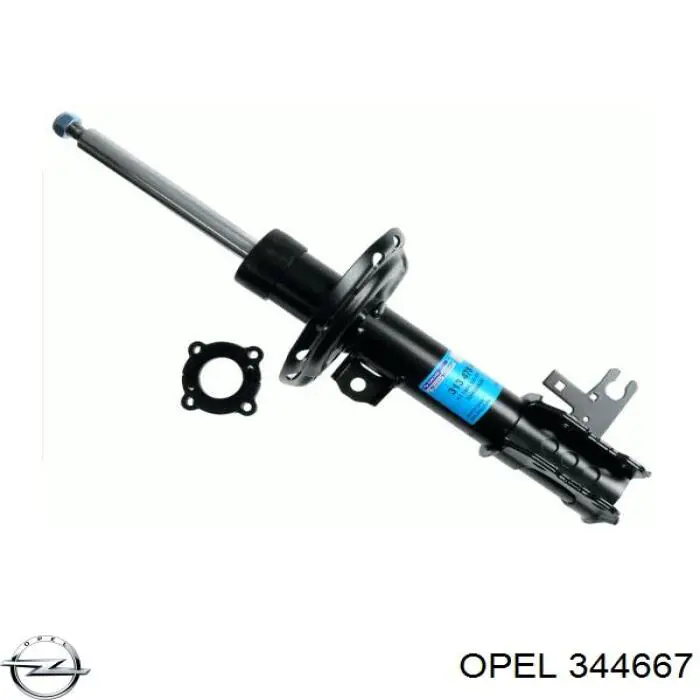 344667 Opel amortiguador delantero derecho