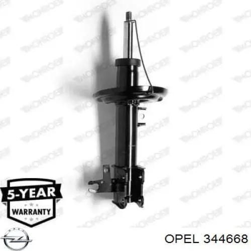 344668 Opel amortiguador delantero izquierdo