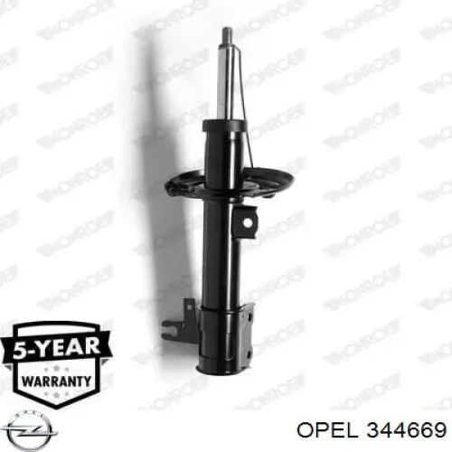 344669 Opel amortiguador delantero derecho