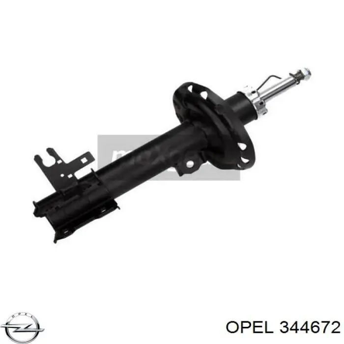 344672 Opel amortiguador delantero izquierdo