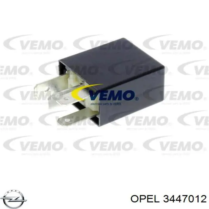 Relé del aire acondicionado Opel 3447012