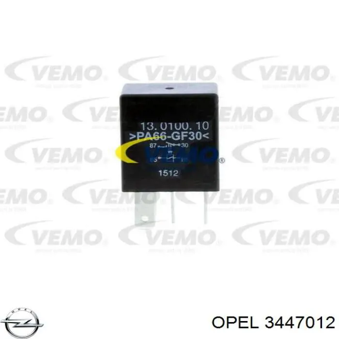 Relé del aire acondicionado Opel 3447012 precio, desde 5,04 EUR